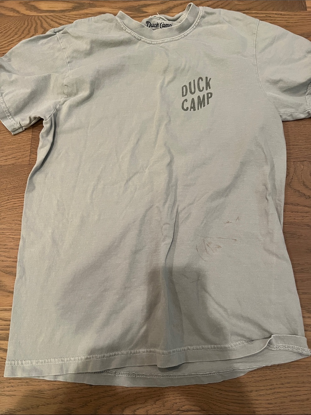 Duck Camp Men's Pale Blue Short-Sleeve Logo Tee